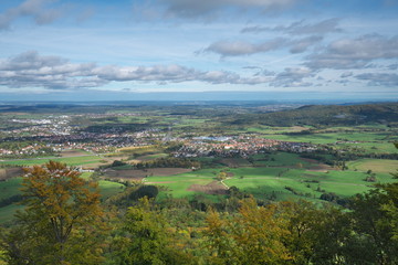 Ausblick von der Burg Hohenzollern