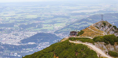 untersberg mountain top in austria