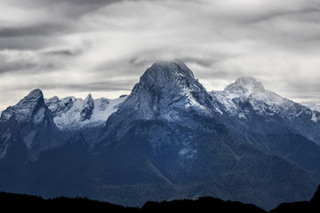 watzmann mountain in berchtesgaden germany