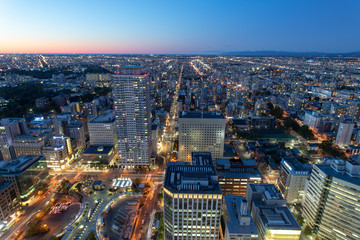 札幌の夜景