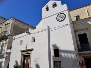Fototapeta premium Peschici - Facciata della Chiesa del Purgatorio