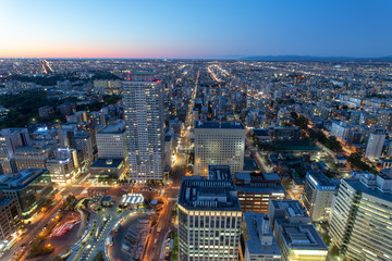 札幌の夜景
