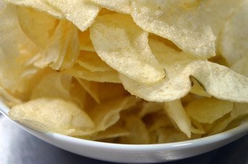 Crujientes papas fritas