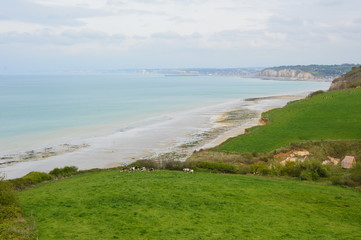 french beach in Normandy