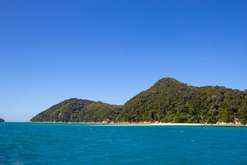 Obraz premium view of Abel Tasman National Park, New Zealand