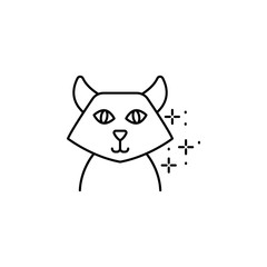 Cat avatar icon. Element of cats icon