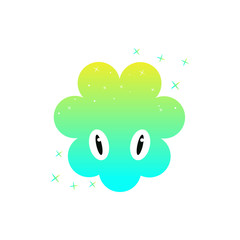 Kawaii avatar sweet sponge icon. Element of kawaii style illustration icon