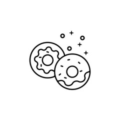 Cake sweet food icon. Element of menu dishes icon