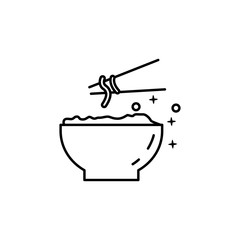 Spaghetti food icon. Element of menu dishes icon