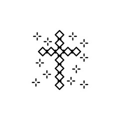 Christianity cross icon. Element of christianity icon