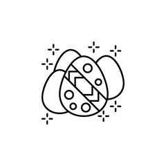 Christianity easter egg icon. Element of christianity icon