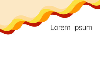 Colorful abstract background with different waves layered in abstract modern art style background pattern/Made in pastel colors