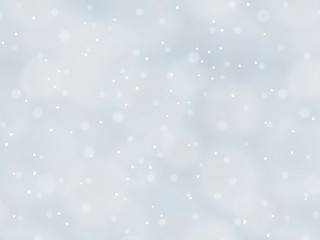 Tender winter white background with snow and light. Vector illustration
