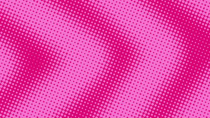 Pink and magenta pop art retro background with halftone dotted design in comic style, vector illustration eps10