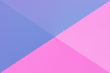 light blue and pink triangle background pastels color
