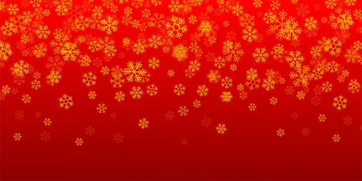 Christmas background. Snowflake background. Falling snow. Vector illustration.