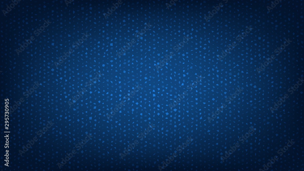 Wall mural blurred background. geometric elements pattern. abstract dark blue gradient design. texture backgrou