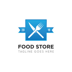 food logo and icon vector illustration design template
