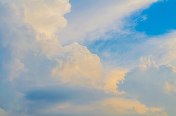 Fototapeta na wymiar Sky with clouds,Blue skies, white clouds