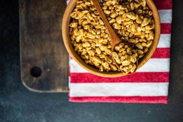 breakfast cereals concept