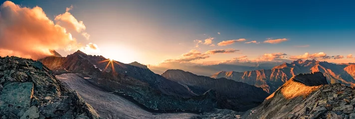 Photo sur Plexiglas Dolomites Bergpanorama