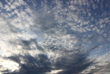 blue sky with clouds