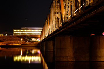 bridge at night