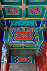 Chinese traditional building a richly ornamented building