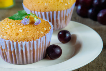 tasty pumpkin white sesame seed muffins, pumpkin cupcake.