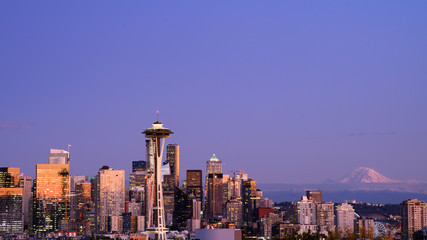 Seattle Dusk Panoramic