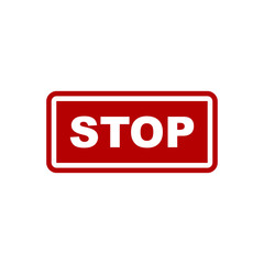Do not enter signage design template