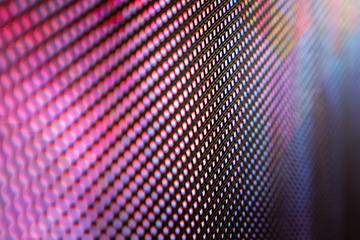 CloseUp LED blurred screen. LED soft focus background. abstract background ideal for design.