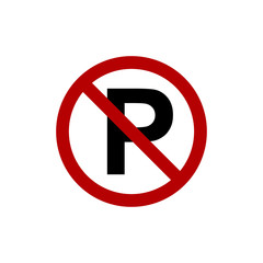 Parking signage icon