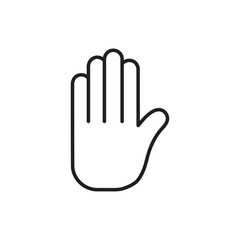 Fototapeta premium hand icon trendy design template