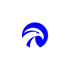 head eagle blue logo