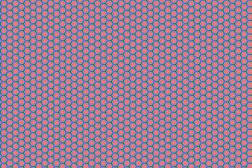 Abstract geometric seamless pattern background, Kaleidoscope effect blue rose