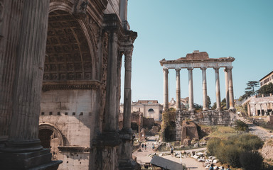 Ruins of roman forum
