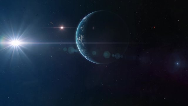 Long Slow Approach to Water Exoplanet Drifting Through Space