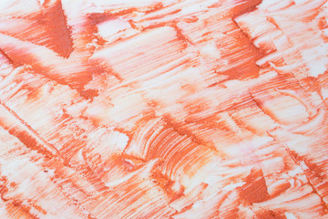 background painting art with cosmetic foundation 