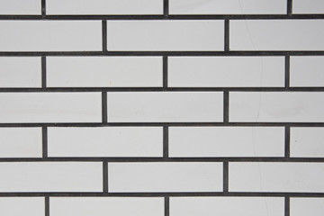 白いタイルレンガの背景素材