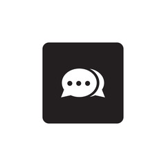 Naklejka premium Chat icon symbol vector
