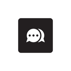 Chat icon symbol vector