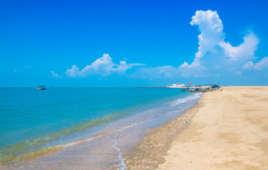 Coastal scenery in guantouling national forest park, beihai city, guangxi, China