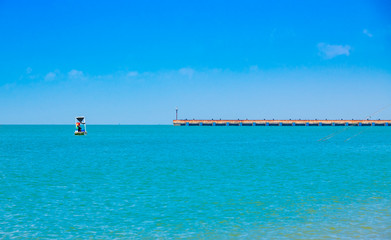 Coastal scenery in guantouling national forest park, beihai city, guangxi, China