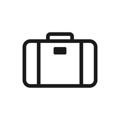 Suitcase icon vectr symbol illustration EPS 10