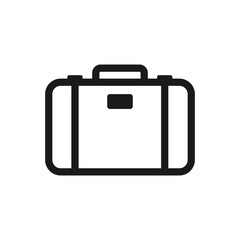 Suitcase icon vectr symbol illustration EPS 10