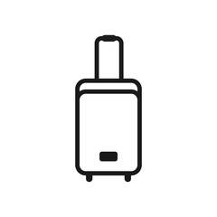 Obraz premium Suitcase icon vectr symbol illustration EPS 10