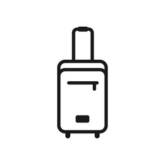 Suitcase icon vectr symbol illustration EPS 10