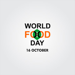 World Food Day Celebration Vector Template Design Illustration