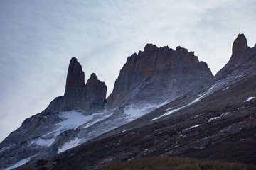 Paine Grande Winter in Torres del Paine National Park, Patagonia Chile